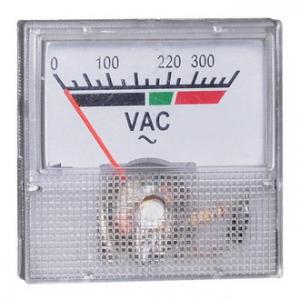 Вольтметр AC 40х40 (пласт) 50Гц 300VAC