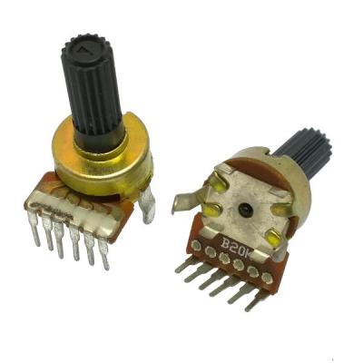 Переменный резистор D12KC B2x20k