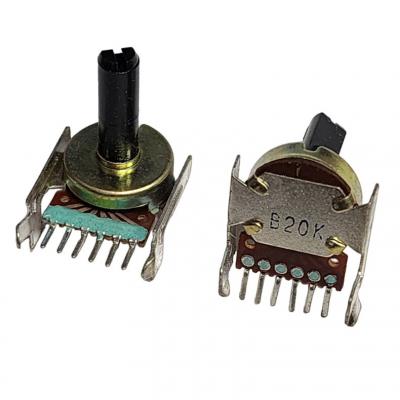 Переменный резистор D17F L20 B2x20k 6С